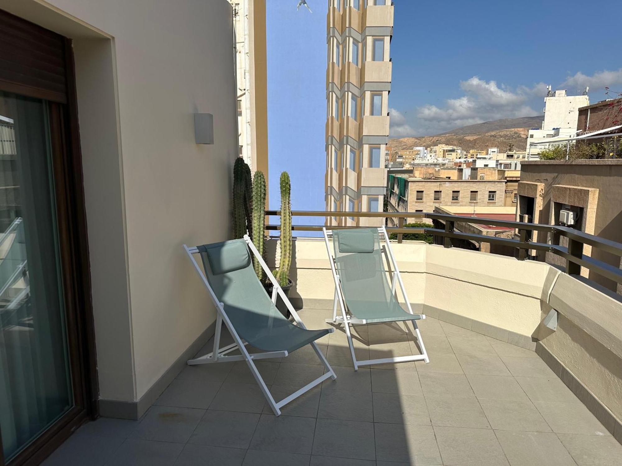 The Penthouse Daire Almería Dış mekan fotoğraf