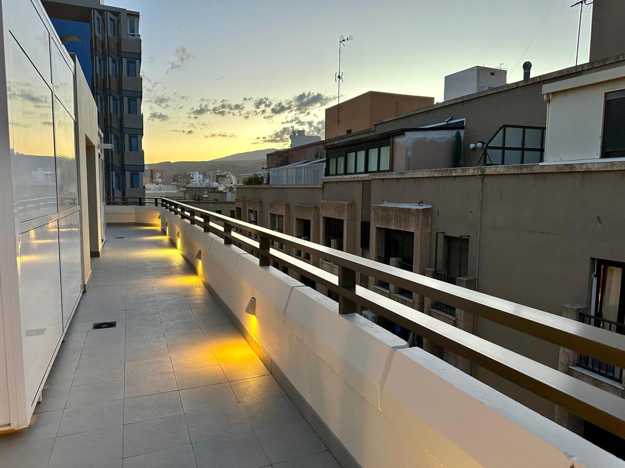 The Penthouse Daire Almería Dış mekan fotoğraf