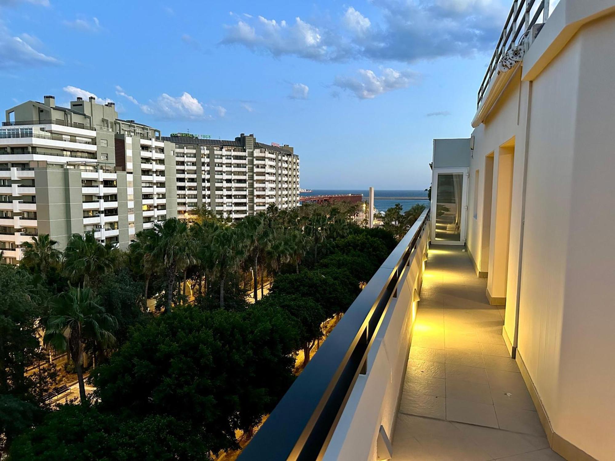 The Penthouse Daire Almería Dış mekan fotoğraf